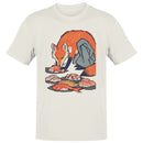 Fox Enjoying Sushi Men's T-shirt