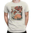 Sleeping Fawn Under Cherry Blossoms T-shirt