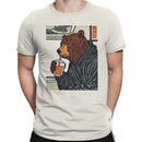 Retro Bear Iced Coffee Art Men's T-shirt