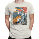 Fox Working at Laptop Men's T-shirt