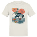 Duck with Sushi and Vintage Flowers Men's T-shirt