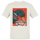 Duck Drinking from Ornate Bowl Men's T-shirt