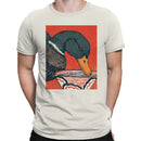 Duck Drinking from Ornate Bowl Men's T-shirt