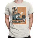 Ukiyo-e Frog Laptop Men's T-shirt