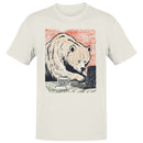 Coffee Bear Working on Laptop Men's T-shirt