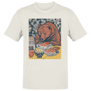 Bear Enjoying Salmon Sushi Men's T-shirt