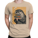 Otter Enjoying Ramen Noodles Men's T-shirt
