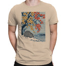 Capybara Under Cherry Blossom Men's T-shirt