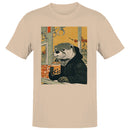 Otter Riding Subway Bubble Tea Men's T-shirt