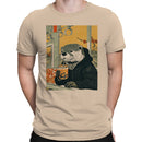 Otter Riding Subway Bubble Tea Men's T-shirt