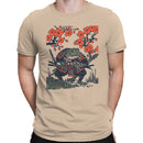Samurai Toad Cherry Blossoms Men's T-shirt