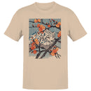 Black Panther with Plum Blossoms Men's T-shirt