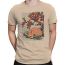 Sleeping Fawn Cherry Blossoms Men's T-shirt