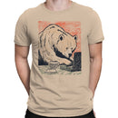 Coffee Bear Laptop Art Men's T-shirt