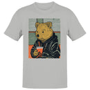 Men's T-shirt Quokka in Hoodie with Bubble Tea