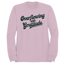 Women's Sweatshirt with Gratitude Quote Design