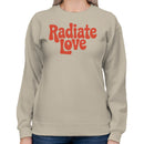 Radiate Love Retro Women's Sweatshirt