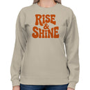 Retro Rise & Shine Motivational Women's Sweatshirt