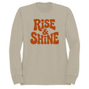Retro Rise & Shine Motivational Women's Sweatshirt