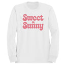 Women's Sweatshirt - Sweet & Sunny Retro Typography