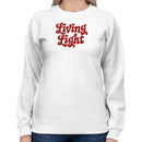 Living Light Women's Sweatshirt - Retro Typography