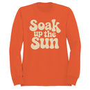 Women's Sweatshirt - Soak Up the Sun Retro Typography