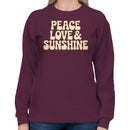 Peace Love & Sunshine Women's Sweatshirt