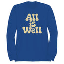 All Is Well Retro Quote Women's Sweatshirt