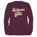 Women's Sweatshirt with Positive Message
