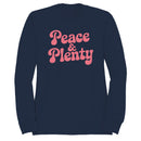 Women's Sweatshirt - Peace & Plenty Retro Design