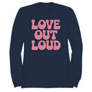 Love Out Loud Retro Pink Women's Sweatshirt