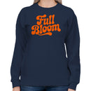Full Bloom Retro Orange Women's Sweatshirt