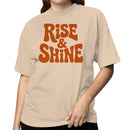 Retro Rise & Shine Motivational Women's T-shirt