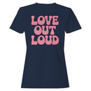 Love Out Loud Retro Pink Women's T-shirt