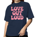 Love Out Loud Retro Pink Women's T-shirt