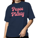 Women's T-shirt - Peace & Plenty Retro Design
