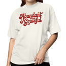 Women's T-shirt - Abundant & Grateful Quote