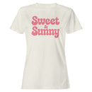 Women's T-shirt - Sweet & Sunny Retro Typography