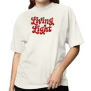 Living Light Retro Typography Women's T-shirt