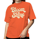 Bloom & Shine Retro Typography Women's T-shirt