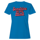 Sunshine on My Mind Retro Women's T-shirt