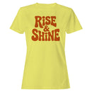 Women's T-shirt Retro Rise & Shine Motivational Art
