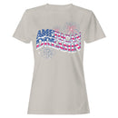 Women's T-shirt American Dreamin Fireworks USA Pride