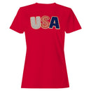 USA Patchwork Stars Women's T-shirt