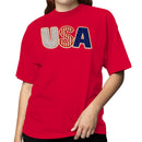 USA Patchwork Stars Women's T-shirt