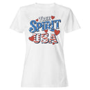 Women's Patriotic T-shirt - Free Spirit USA