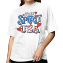 Women's Patriotic T-shirt - Free Spirit USA