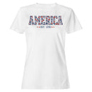 America Floral Est. 1776 Women's T-shirt