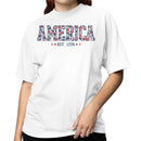 America Floral Est. 1776 Women's T-shirt