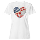 Patriotic Patchwork Americana Women's T-shirt
